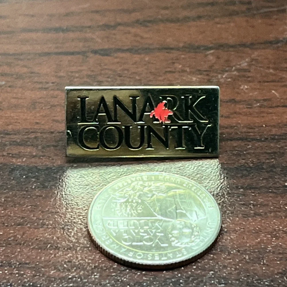 Lanark County Ontario Canada Lapel Hat‎ Pin